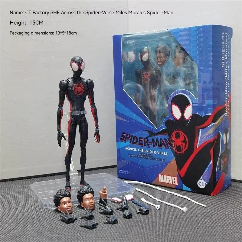 Model Kit Spiderman - Shf Anime Spider-man Figuarts Miles Morales