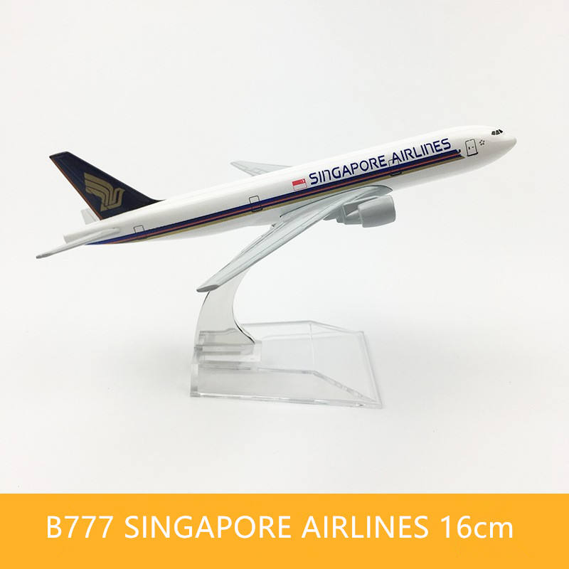 Model Kit Singapore - 16cm 1/400 Scale Singapore B777 Metal