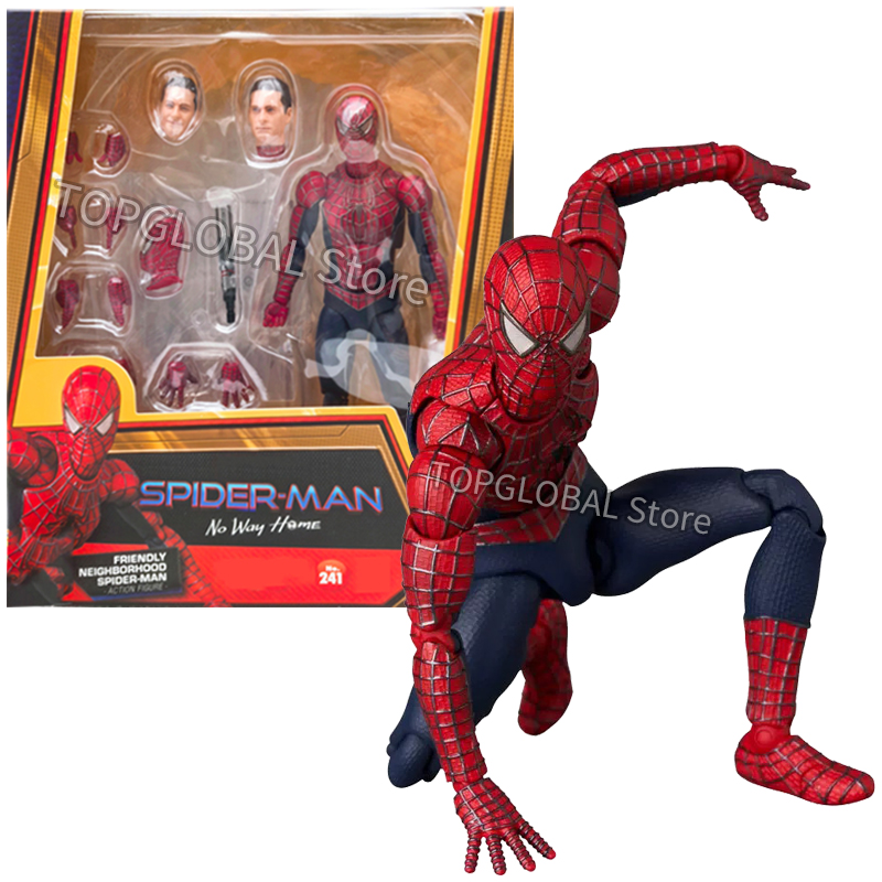 Model Kit Spiderman - New Mafex 241 Tobey Maguire Spider