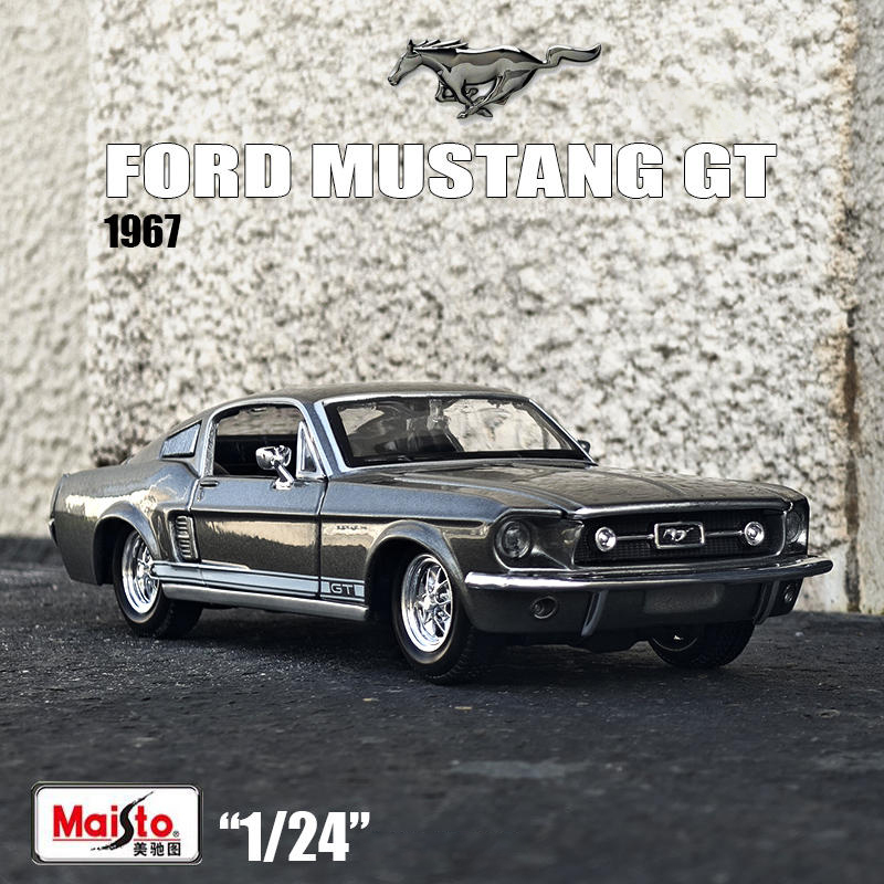 Model Kit Mustang - Maisto 1:24 1967 Ford Mustang GT