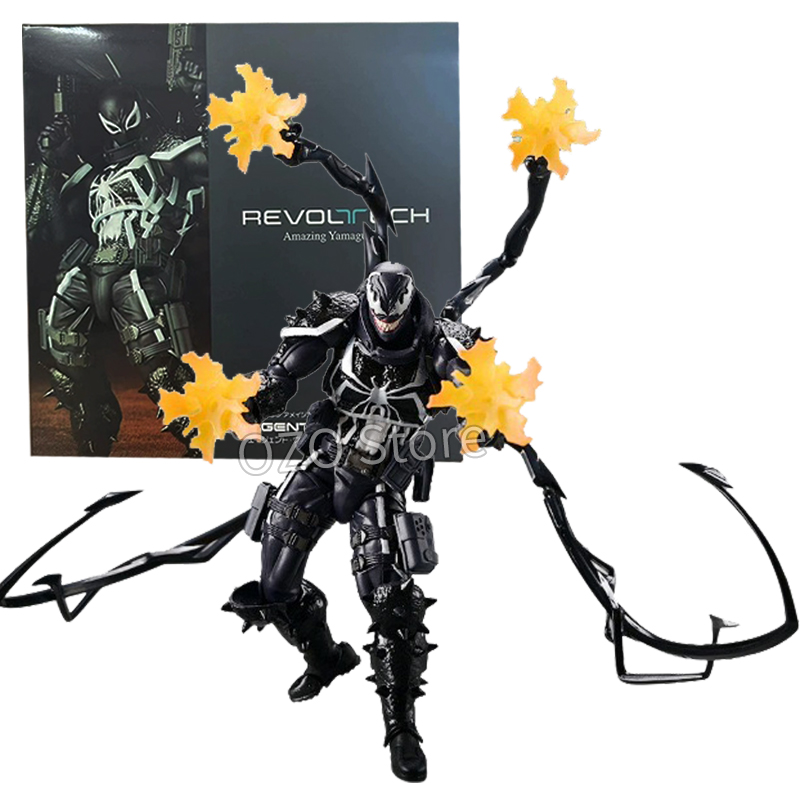 Model Kit Spiderman - Agent Venom Action Figure Kaiyodo Revoltech