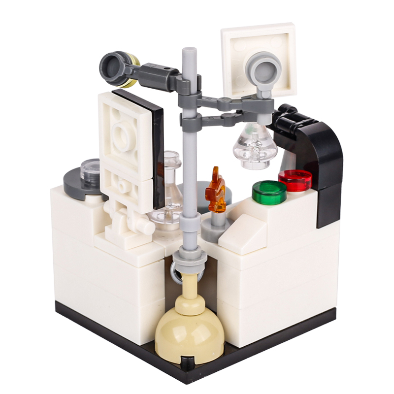 MOC City Laboratory Lab Buildi - Model Kit Zhao Yun review and price