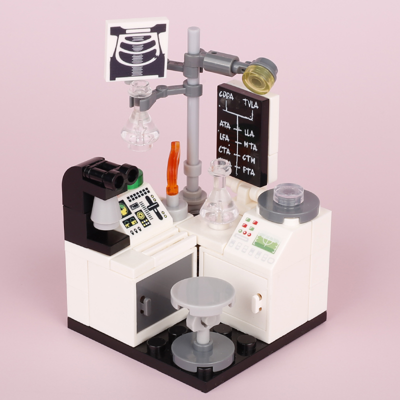 MOC City Laboratory Lab Buildi - Model Kit Zhao Yun review and price