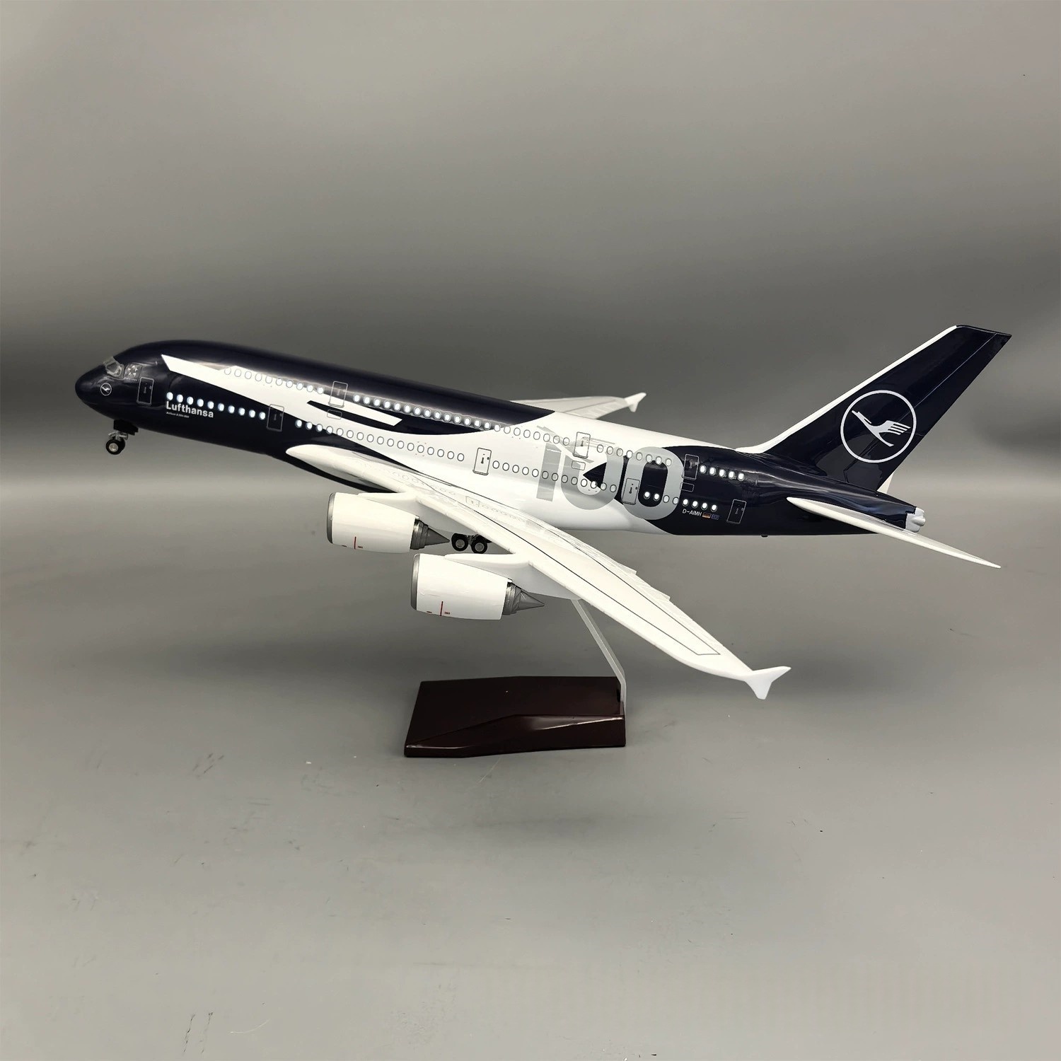 New 45cm Lufthansa A380 100 Ye - Model Kit Plane review and price