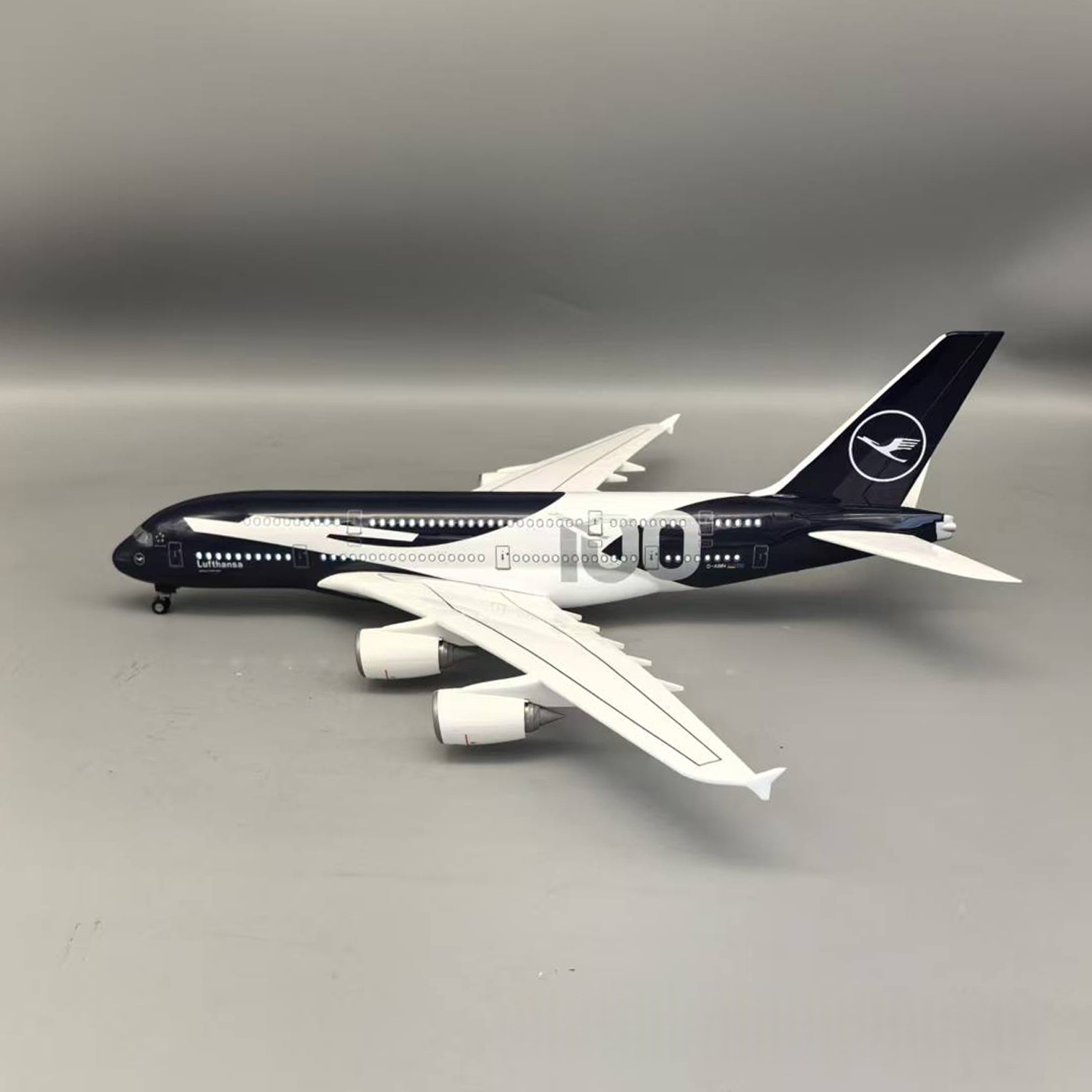 New 45cm Lufthansa A380 100 Ye - Model Kit Plane review and price