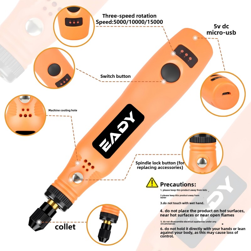 USB Cordless Rotary Tool Kit – - Model Kit Tools review and price