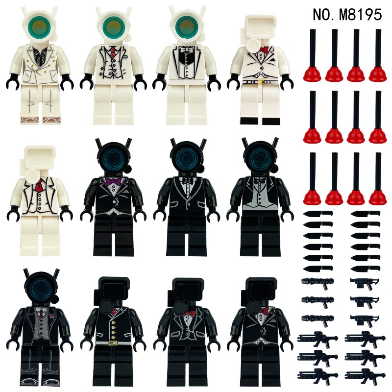 M8195 Suit monitor man buildin - Model Kit Zhao Yun review and price