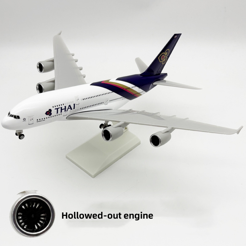1/240 Scale Thai A380 Airplane - Model Kit Plane review and price