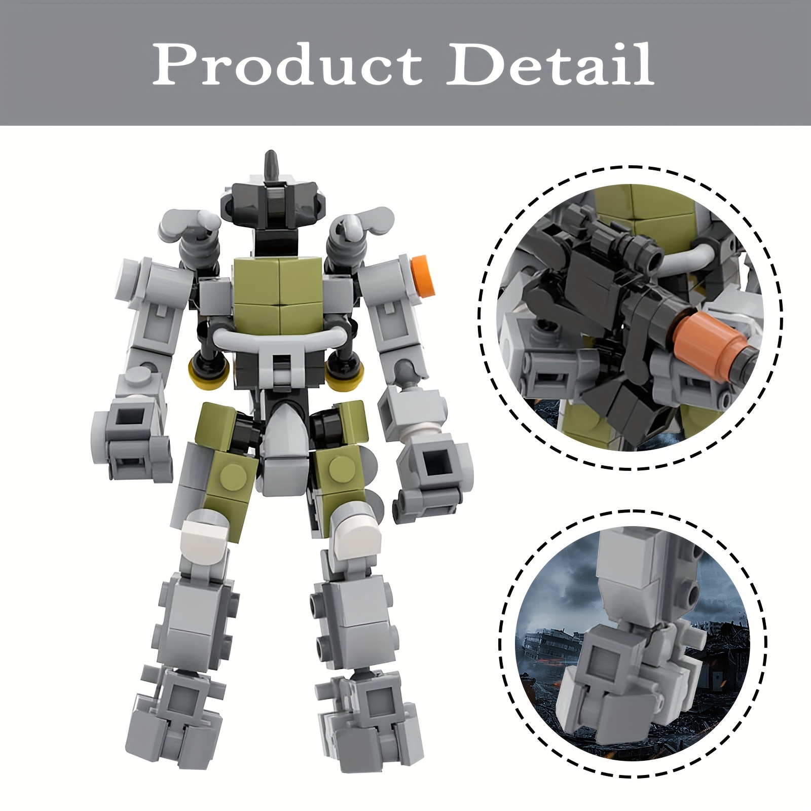 MOC Robot Building Kit Armor A - Model Kit Metal Slug review and price