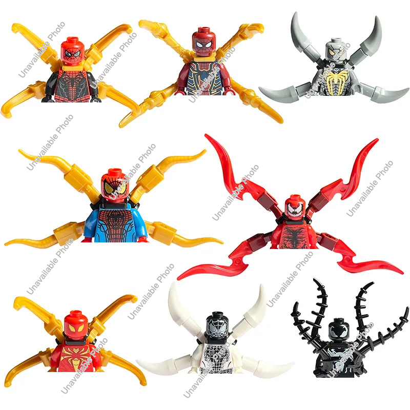 Hot Toys 8piece set of marvel  - Model Kit Spiderman review and price