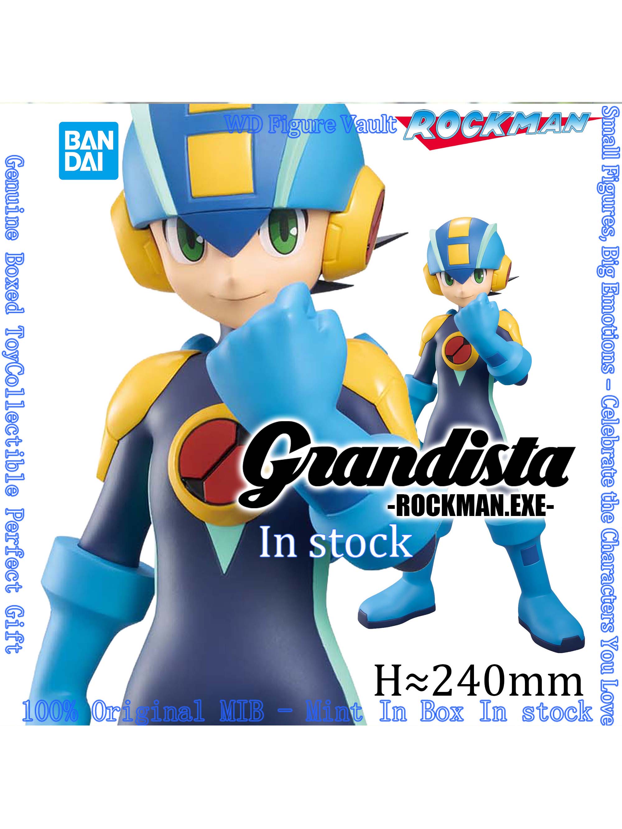 In stock Bandai Banpresto Rock - Mega Man X Model Kit review and price