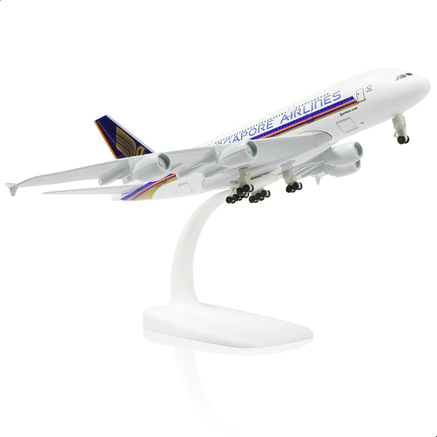 20cm Singapore A380 Toy Plane  - Model Kit Singapore review and price