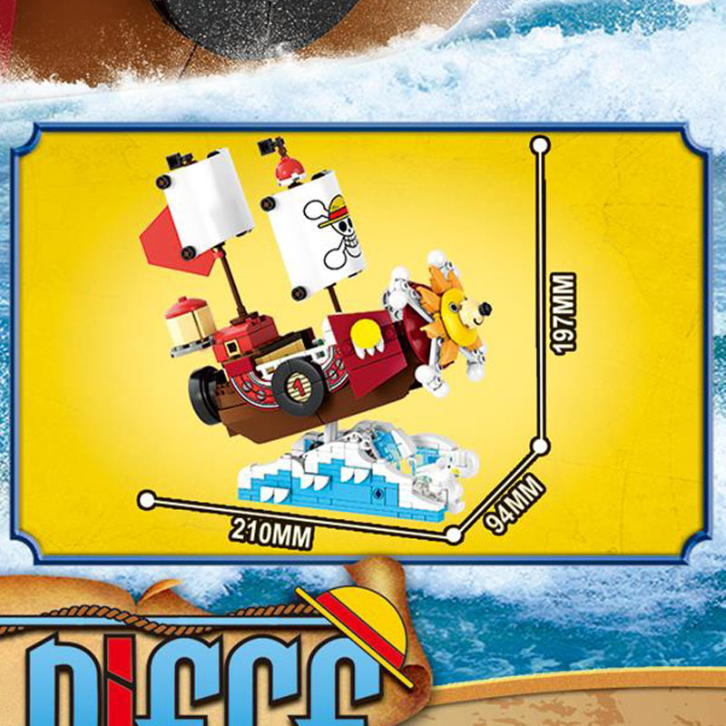 In Stock One Piece Pirate Ship - Model Kit One Piece review and price